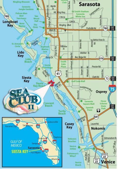 Siesta Key Condo - On The Water ! Esterno foto